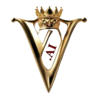 VIP Domains .ai TLD Logo - No Background